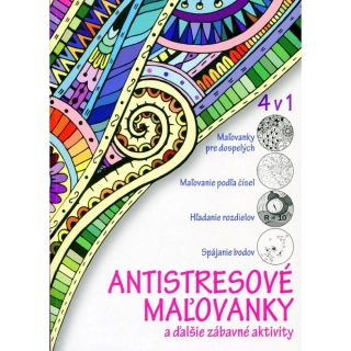 Antistresové maľovanky 4 v 1